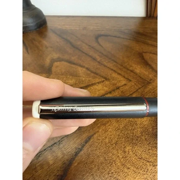 RARE Rotring ArtPen Lettering M Fountain Pen NOS Unused w/ Original Metal Box - Picture 10 of 11